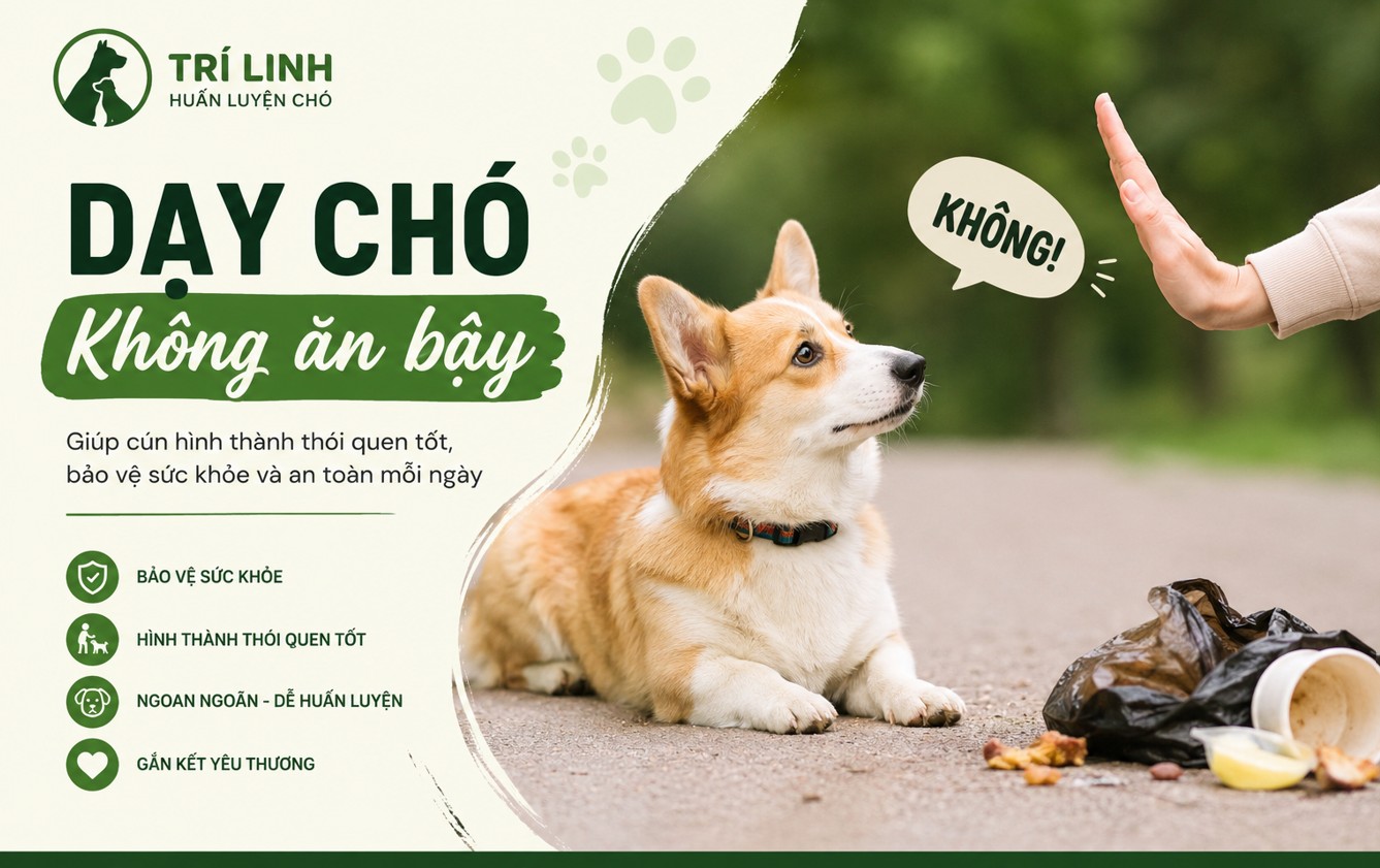 Cách Dạy Chó Không Ăn Bậy